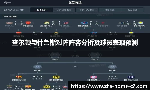 查尔顿与什鲁斯对阵阵容分析及球员表现预测